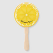 Éventail Agrumes TROPICALES FRUITS D'ÉTÉ Citrons d'orange (Devant)