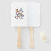 Éventail Aide de professeur de Pâques gnomes Professeur de  (Devant et derrière)