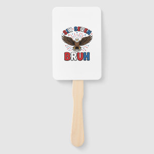 Éventail Aigle Patriotique Six Sept Bruh Design Vectoriel_1