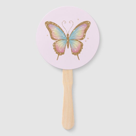 ÉVENTAIL AILES COLORÉES (Dos)