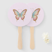 ÉVENTAIL AILES COLORÉES (Devant et derrière)