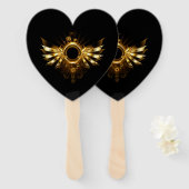 Éventail Ailes de Steampunk (Devant et derrière)