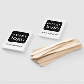 Éventail Ajouter un logo d'entreprise ou d'événement avec u (Non-assemblé)