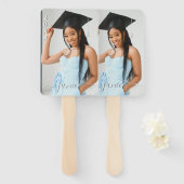 Éventail Ajoutez votre propre diplôme photo (Devant et derrière)