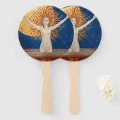 Éventail Akseli Gallen-Kallela - Ad Astra (Devant et derrière)