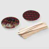 Éventail Alice au pays des merveilles Mad Cheshire Chat (Non-assemblé)