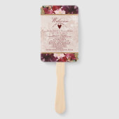 Éventail Alice au pays des merveilles Programme de cérémoni (Devant)