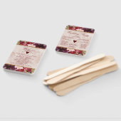 Éventail Alice au pays des merveilles Programme de cérémoni (Non-assemblé)