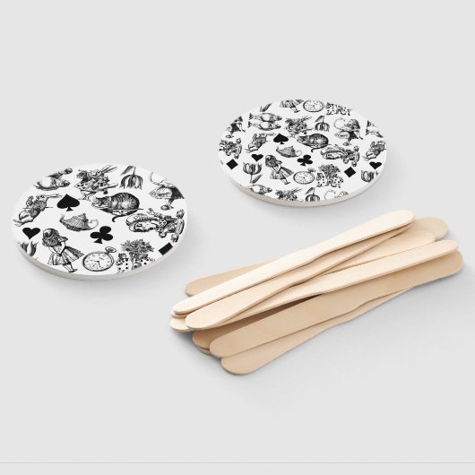 Éventail Alice White Rabbit Wonderland Classic (Non-assemblé)