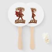 Éventail Alimenté par Jerky Superhero (Devant et derrière)