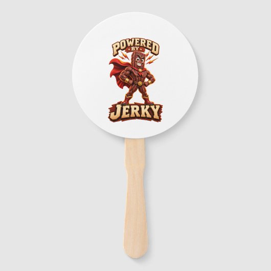 Éventail Alimenté par Jerky Superhero (Devant)