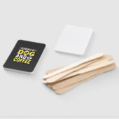 Éventail Amateur de café chien propulsé par le design (Non-assemblé)
