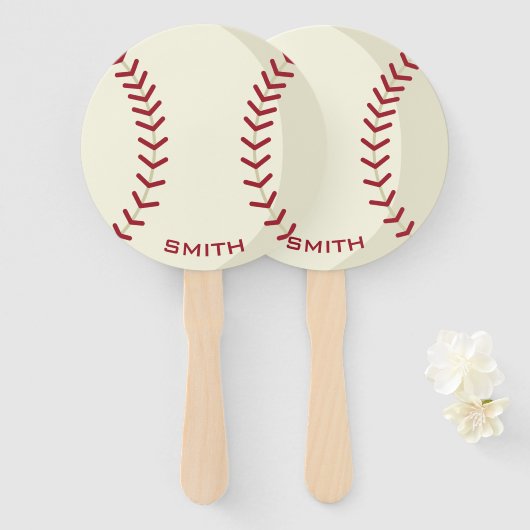 Éventail American Baseball Votre Officiel (Devant et derrière)