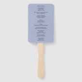 Éventail American Flag In Loving Memory Ordre du service (Dos)