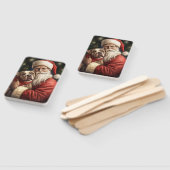 Éventail American Staffordshire avec Noël au Père Noël (Non-assemblé)