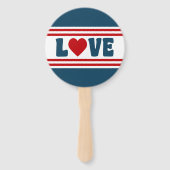 Éventail Amour design (Dos)