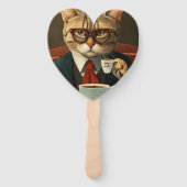 Éventail amour pour le chat (Dos)