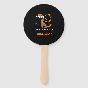 Éventail Amoureux des chiens   C'Est Mon Costume De Laborat