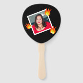 Éventail Amusant 50e anniversaire "Hot Tamale" Funny Person (Dos)