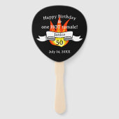 Éventail Amusant 50e anniversaire "Hot Tamale" Funny Person (Devant)