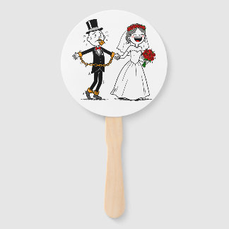 Éventail Amusant mariage heureux