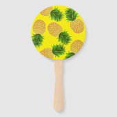 Éventail Ananas jaune (Dos)