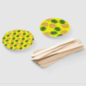Éventail Ananas jaune (Non-assemblé)