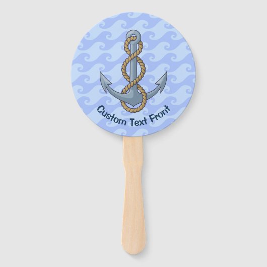 Éventail Ancre avec corde (Devant)