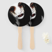 Éventail Ange déchu de la perte (Devant et derrière)