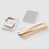 Éventail Antarctique Gris Faire-part de mariage (Non-assemblé)