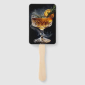 Éventail Aperol spritz cocktail sur un arrière - plan sombr (Dos)