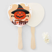 Éventail Appel de l'Esprit d'Halloween (Devant et derrière)