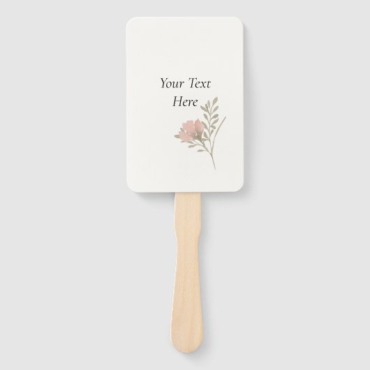 Éventail Approvisionnement personnalisé en rouille et en pi (Devant)