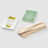 Éventail Aquarelle Bohème Bohème Programme de mariage de to (Non-assemblé)