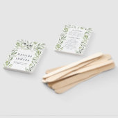 Éventail Aquarelle de branche d'olivier peint ventilateur d (Non-assemblé)