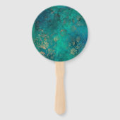 Éventail Aquarelle Florale Mardi Gras Quinceañera (Dos)