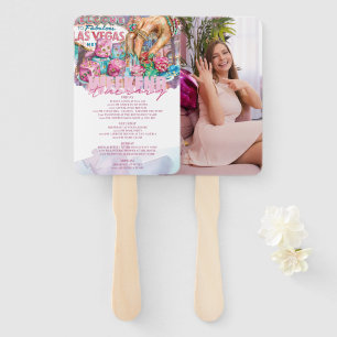 Éventail Aquarelle Las Vegas Bachelorette Itinéraire Photo
