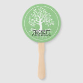 Éventail Arbre de famille de réunion Sage Green (Devant)