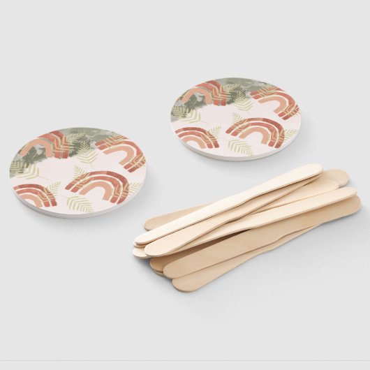 Éventail Arc-en-ciel Boho (Non-assemblé)