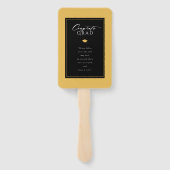 Éventail Arch Tassels Minimaliste Frame Photo Graduation (Dos)