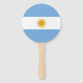 Éventail Argentina flag (Devant)