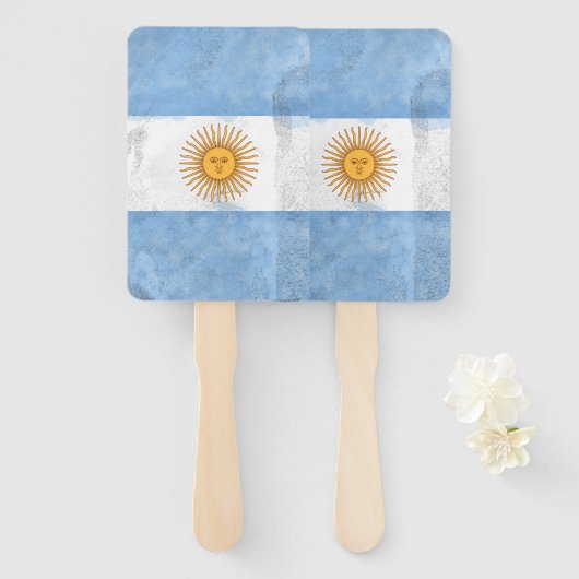 Éventail Argentine (Devant et derrière)