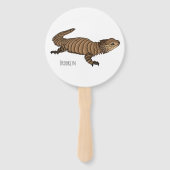 Éventail Armadillo girdled lizard (Dos)