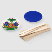 Éventail Armoiries d'Haïti (Non-assemblé)