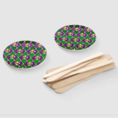 Éventail Arrière - plan de bijoux Mardi Gras (Non-assemblé)