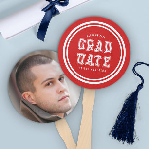 Éventail Arrière - plan modifiable couleur Varsity Graduate