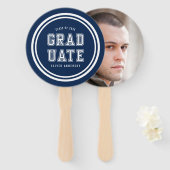 Éventail Arrière - plan modifiable couleur Varsity Graduate (Devant et derrière)