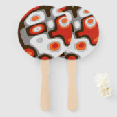 Éventail Art déco (Devant et derrière)