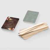 Éventail Automne Feuilles Rustique Brown Programme de maria (Non-assemblé)