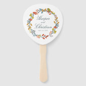 Éventail Automne Floral et Mariage photo (Devant)